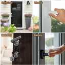 uxcell Door Handle Covers, Silicone Safety Doors Knob Handle Protector Covers Anti-Collision Soft Doors Pull Cover for Bedrooms Bathrooms Offices, Black