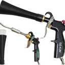 Air Blow Gun Car Interior Cleaning Gun High Pressure Car Detailing Cleaning Tool with Nozzle and Auto Detailing Dusting Brush for Quickly Blasts Dirt and Dust from Surface