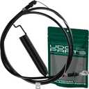 UDC Parts GY21641 Push Pull PTO Control Cable Replacement for John Deere GY21287 D100 D105 D110 D120 D125 D130 X105 X125 X145 107S GY22387 S100 S120 Lawn Tractors