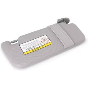 Compatible with Toyota Auris Corolla 2008-2013 Car Interior Sun Visor with Mirror Grey Beige Sun Shade Left Right Driver Passenger Side