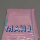 Aliceset Mahjong Rack Storage Bag 21 x 6.5 x 2 Inches Mahjong Gifts for Women Mah Jong Tile Bags with Zipper for Tiles and Pushers Rack Storage Bags Gifts Accessories(Only Bag)(Light Pink)