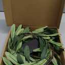 6FT Olive Garland with Lights with Timer Prelit Garland Fairy Lights Christmas Garland for Spring Holiday Fireplace Mantle Decoration Indoor Outdoor
