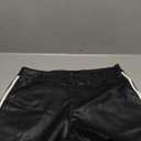 Arjen Kroos Men's Sexy Leather Shorts Rave Hot Short Pants with Pockets, Size L