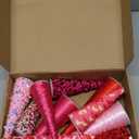 10 Pcs Pink Valentines Cone Tree Decorations Pink Heart Sequins Glitter Valentines Table Tree Centerpiece Tiered Tray Decor Tabletop Centerpiece for Home Bedroom Wedding Party