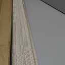 UNISHADES No Drill Cordless Bamboo Roman Shades, 4864 in, Off White | Natural material, Light Filtering, Easy Install