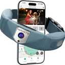 Wireless Dog Fence System, GPS Dog Fence Collar with 2K Camera, Live Video & Recording, Virtual Fence, GPS Tracker, Two-Way Audio, Waterproof, 5-Day Battery, for Medium & Large Dogs (Blue)