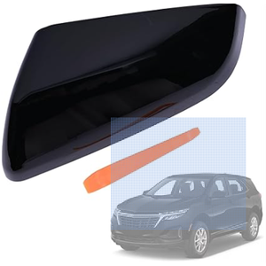 Magimaker Exterior Side Mirror Cover Driver Side 23406417 84225386 Compatible with Chevrolet Equinox GMC Terrain 2018-2023 Rearview Mirror Cap Left Side