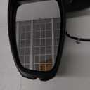 A-Premium Left Driver Side Power Door Mirror - Compatible with Honda Fit 2015-2020 - Non-Heated Manual Folding Black Smooth Outside Rear View Mirror