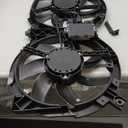 Dual Radiator Fan with Control Module Replacement for Pathfinder 2013-2017 Replacement for QX60 2014-2019 Replacement for JX35 2013 Replacement for 621-586 621586 214813JA2E NI3115149