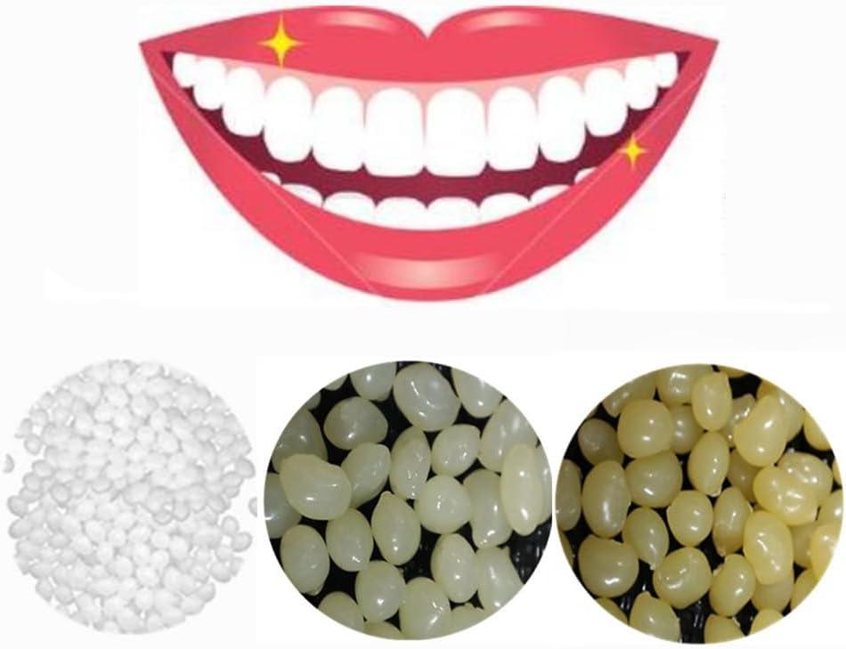 3 Colors Temporary Moldable False Teeth Repair Replacement Thermal Fitting Beads Kit for Instant Confident Smile