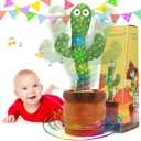 Emoin Dancing Talking Cactus Toy for Baby Boys Girls Gifts,Dancing Cactus Singing Mimicking Recording Repeating What You Say Baby Toys