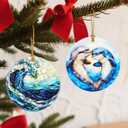 6 x Christmas Ornaments, Dolphin Ornament, Christmas Tree Ornaments, Xmas Decorations, Holiday Decorations, Gifts for Dolphin Lovers, Holiday Party Gifts, and Xmas Gift Ideas
