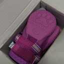 QUMY Dog Shoes for Large Dogs, Medium Dog Boots & Paw Protectors for Winter Snowy Day, Summer Hot Pavement, Water-Resistant in Rainy Weather, Outdoor Walking, Indoor Hardfloors Skid-Resistant Sole (Size 1: 1.8''x2.3''(W*L) (Pack of 4))