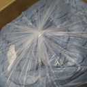 Andency Grayish Blue Super King Comforter, 3 Pieces Boho Bedding Set