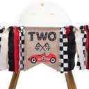 Two Fast High Chair Banner - Racing Two Birthday Party Decorations,Racing Two Birthday Highchair,Two Fast Birthday Decorations,Fast Race Car 2nd Birthday Banner