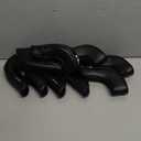 BIG TEETH Golf Hybrid Iron Head Cover 9Pcs, Long Hybrids Iron Covers Head Covers Set, Golf Club Covers W/Big NO. Fits for Cleveland Launcher Cobra T Rail Hybrid Irons, 1set of 9pcs(4-9,P,A,S) Black