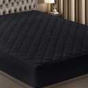 CozyLux Queen Black mattress topper