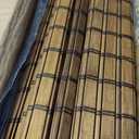 LazBlinds Cordless Blackout Bamboo Roman Shades, 23x64, Penang Teak