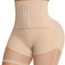 MERYOSZ Butt Lifting Shapewear for Women Tummy Control Underwear Panties High Waist Thigh Slimmer Faja Body Shaper M