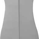 HOMEAL Sleep Sack Sleep Sack 1.0 Tog, Rayon Bamboo Baby Sleep Sack, 2 Way Zippers Baby Soft Wearable Blanket (Grey), 12-18 M