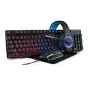 Smart Gear Rainbow Mechanical Gaming Keyboard and Mouse and Headphones Combo, Smart Gear PC Gaming Bundle (STG-6677-KB)