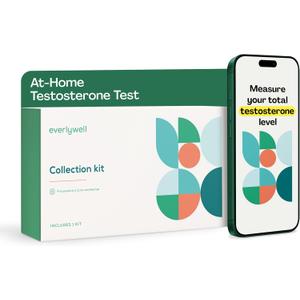 Everlywell At-Home Testosterone Collection Kit for Men, Measures Total Testosterone Level for Accurate Results from CLIA-Certified Labs, Ages 18 Plus