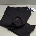 Champion Girls Flared Leggings Cotton-Blend Pull-On Pants with Stretch (Medium, Black)