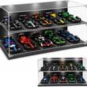 10-Car 2-Tier Acrylic Display Case for Lego Speed Champions F1 Cars