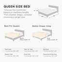 Bedsure Queen Comforter - Comforters Queen Size for All Season, Ultra-Soft Down Alternative & Prewashed Duvet Insert with 4 Tabs - Machine Washable, Light Grey, 88x88 Inches