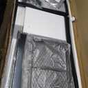 PRAISUN 66" L Shaped Gaming Desk with LED Lights & Power Outlets, Computer Desk with Fabric Drawers and Print Stand, Corner Office Desk, Monitor Stand, Mesh CPU Stand, Black