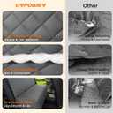 URPOWER Dog Car Seat Cover for Back Seat - Waterproof Car Seat Protector for Child Carseat & Pets, Nonslip Car Seat Covers for Cars, SUVs & Small Trucks