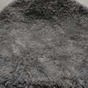 OLANLY Grey Round Rugs for Bedroom - Machine Washable, 4 ft Circle Area Rugs for Living Room, Soft and Fluffy Shaggy Carpet for Teen Girls and Boys, Nursery Rooms, Dorms, Home Decor Aesthetic