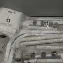 Folding Bed Rail for Toddlers,Baby Bed Rail Guard with Reinforced Anchor Safety System,Fit Bunk,Full Size,Queen,King,Twin(White,43"x23.6")