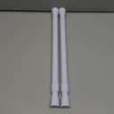 Window Security Bar 2 Pack, Adjustable Sliding Lock for Sliding Glass Doors, Safety Bars with Rubber Tips, Tension Rods 16.2"-28.3", 1.2'' Diameter for Windows & Patio Doors