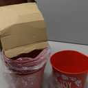 Hoolerry 16 Pcs Christmas Bucket Gardening Pots Planters Accessories Galvanized Planters Red Metal Pail 6 Inch Galvanized Flower Plant Pots Gardening Container for Gardens Patios Decorations