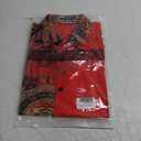 Alex Vando Mens Nightclub Printed Dress Shirts Non-Iron Regular Fit Button Down Party Men Shirt, 2604 Red, S