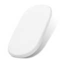 Lisara Baby Bassinet Mattress, 15" x 30" Dual Sided Gel Memory Foam Mattress with Waterproof, Removable and Breathable Ice Silk Cover, Fit for Moses Basket