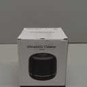 Ultrasonic Retainer Cleaner, 48kHz Denture Cleaner Machine with Dual Mode Digital Timer for Braces, Night Guard, Mouthguard, Toothbrush, Jewelry, 7.8OZ Dental Cleaning Pod (Black)