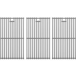 SafBbcue 97888 Grill Grates for Monument Grill 24633 13892 17842 24367 35633 41847NG Grill Replacement Parts, Stainless Steel Cooking Grids for Monument 35633R 35633B D405 D425 4-Burner Accessories