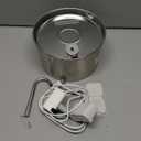 Cat Water Fountain Stainless Steel: 74oz/2.2L Cat Fountain for Drinking - Pet Water Fountain for Cats Inside - Quiet Cats Water Bowl Dispenser - Kitty Drinking Fountains - for Pets& Small Animals