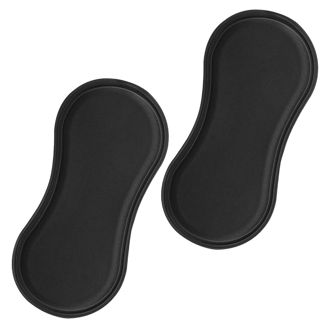 Wehhbtye 2Pcs Post Surgery Lipo Foams, Abdominal Side Compression Board, 11.8'' x 5.5'' Black Lipo Foam Lateral Protector for Post Surgery Recovery Waist Filling Skin Anti-Sagging