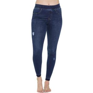SPANX Women's Ankle Skinny Jeans, Medium Wash, Small (Blue, S)