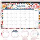 3 x 2026 Desk Calendar - Jan 2026 - Dec 2026, Large Monthly Desk Calendar 12 Months, 17" x 12", Desk Pad, Large Ruled Blocks, To-do List & Notes, Best Desk/Wall Calendar 2026 for Planning or Organizing