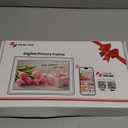 Frameo 10.1 Inch WiFi Digital Picture Frame, 1280x800 HD IPS Touch Screen Photo Frame Electronic, 32GB Storage, Auto-Rotate, Wall Mounted, Share Photos/Videos Instantly from Anywhere - White