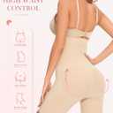 Shapewear Tummy Control Shorts - High Waisted Body Shaper Underwear Compression Thigh Slimmer Butt Lifting Pantis (Beige, S)