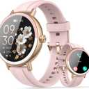 Smart Watches for Women, 1.27" HD Fitness Tracker with Bluetooth Calls(Answer&Make) IP68 Waterproof Smartwatch Compatible IOS/Android, 100+ Sport Modes Watch with Heart Rate/Sleep Monitor Pedometer