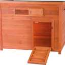 Trixie Natura Duck Coop  Wooden Duck House for Free Roaming Ducks  Chicken Crate Suitable for Quails and Other Poultry  in Brown