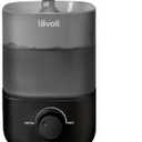 LEVOIT Classic 160 Top-Fill Ultrasonic Cool Mist Humidifier, Super Easy to Fill and Clean, Quiet Operation for Bedroom Home Baby & Plants, Auto Shut-off for Safety, 360 Rotating Nozzle, 2.5L, Black