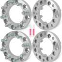 ECCPP 4PCS 8x180 to 8x6.5 Wheel Adapters 1.5" 8 Lug for Sierra 2500 HD for Chevrolet Silverado 2500 HD 3500 HD 2011-2023(Only 8x6.5 Wheels)
