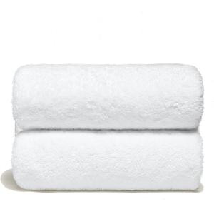 Italic Ultraplush 100% Australian Cotton Bath Sheets - Set of 2 Luxury Extra Large Heavy Duty Bath Sheets, 800GSM Plush and Absorbent Sheets for Hotels, Bath, Gym & Spa (White)